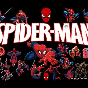 Spiderman SVG PNG Files: Cricut Silhouette Designs (Digital Download) | Spider-Man png, svg cricut, Digital clipart