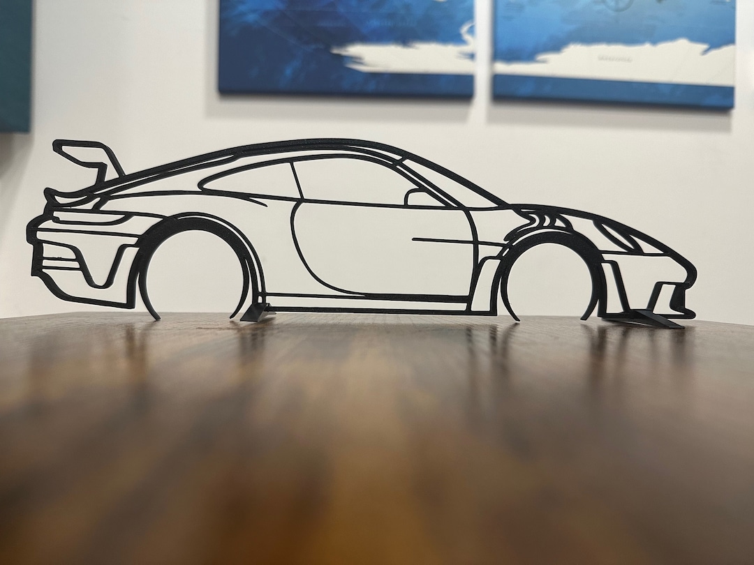 Porsche 911 GT3 RS Silhouette Porsche 911 GT3 RS Porsche Etsy