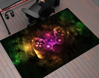 Game Console Rug,Gamer Rug,Gaming Rug,Game Rug,Colorful Rug,Play Room Rug,Game Decor,Custom Rug,Awesome Rug,E-Sport Rug,Area Rug,Gaming Gift
