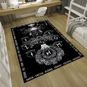 Devil Rug,Satanic Rug,Demon Rug,Gothic Rug,Horror Art Rug,Horror Decor,Fear Rug,Unique Rug,Area Rug,Custom Rug,Boys Room Rug,Gift For Him