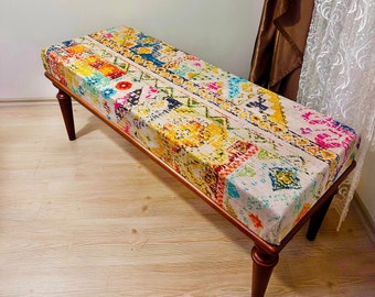 Handmade Furniture, Upholstered Bench, Coffee Table Bench, Mid Table, Piano Bench, Vanity Bench, Kitchen Chair, Entryway Bench, Ottoman,