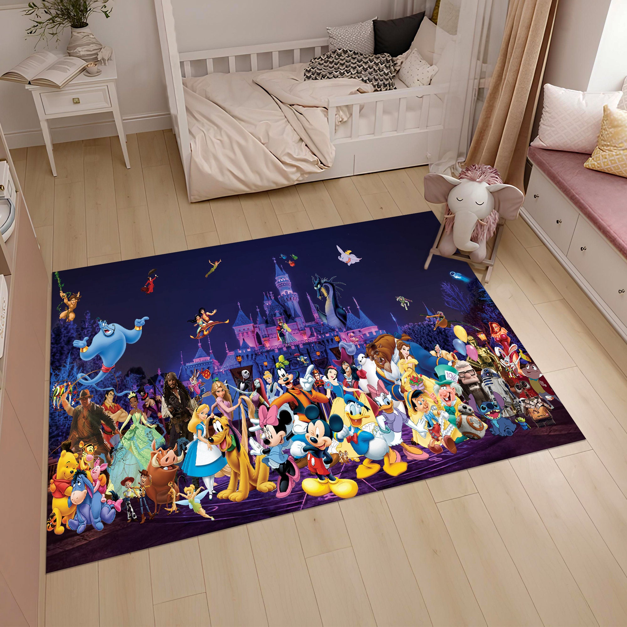 Cartoon Rug,cute Rug,colorful Rug,soft Rug,mickey Mouse Rug,princesses ...