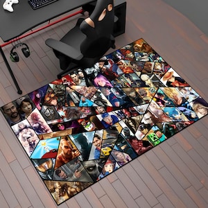 Retro Games Rug,Video Game Rug,Gaming Rug,Gamer Rug,Colorful Rug,Game Decor,Custom Rug,Retro Gaming,Arcade Game Rug,Area Rugs,Gaming Gifts