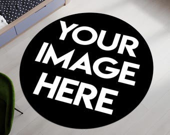 Custom Photo Rug | Personalized Image Carpet | Your Design Area Mat | Home Decor