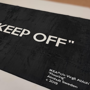 Keep Off,Keep Off Rug,Black Rug,Popular Rug,Unique Rug,Modern Rug,Home Decor,Area Rug,Aesthetic Rug,Rugs for Living Room,Housewarming Gift image 5