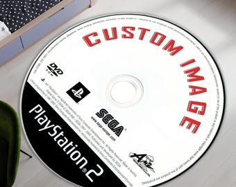 Personalized CD Rug,Cd Cover,Game Rug,Cover Rug,Customize Rug,Special Order Carpet,Round Rug,Printed Area Rug,Gift for Gamer,Game Room Decor