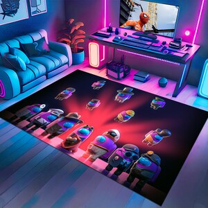 Video Game Rug,Game Rug,Gaming Rug,Gamer Rug,Colorful Rug,Play Room Rug,Game Decor,Custom Rug,Popular Rug,E-Sport Rug,Area Rug,Gaming Gifts