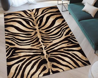 Zebra Pattern Rug,Animal Pattern Rug,Modern Rug,Aesthetic Rug,Pattern Rug,Home Decor,Area Rugs,Rugs for Living Room,Housewarming Gift