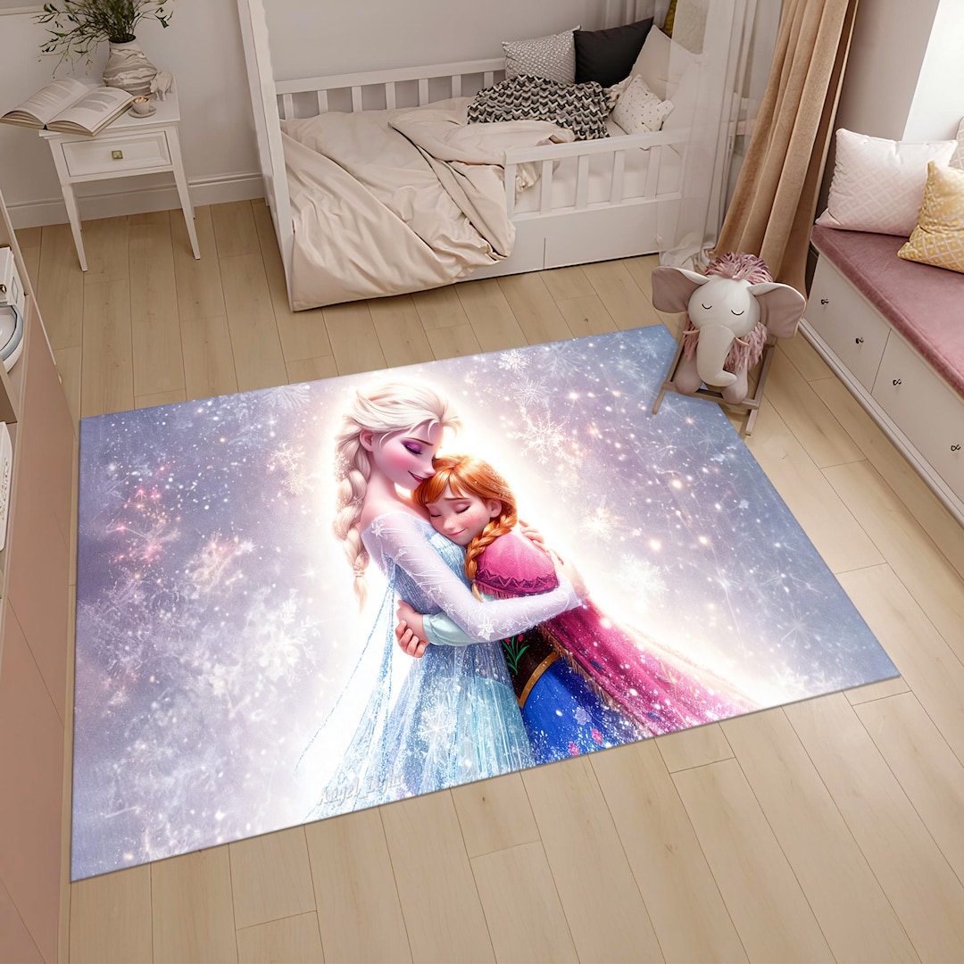 Frozen Rug Frozen Rug,elsa Rug,anna Rug,colorful Rug,children's Room Rug,custom ...