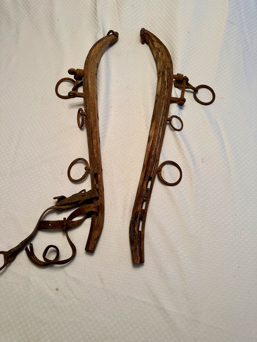 Pair of Vintage, Handmade Horse or Mule Pulling Hames. Etsy