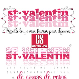 SVG Vulgaire St-Valentin en français, svg, png, jpeg