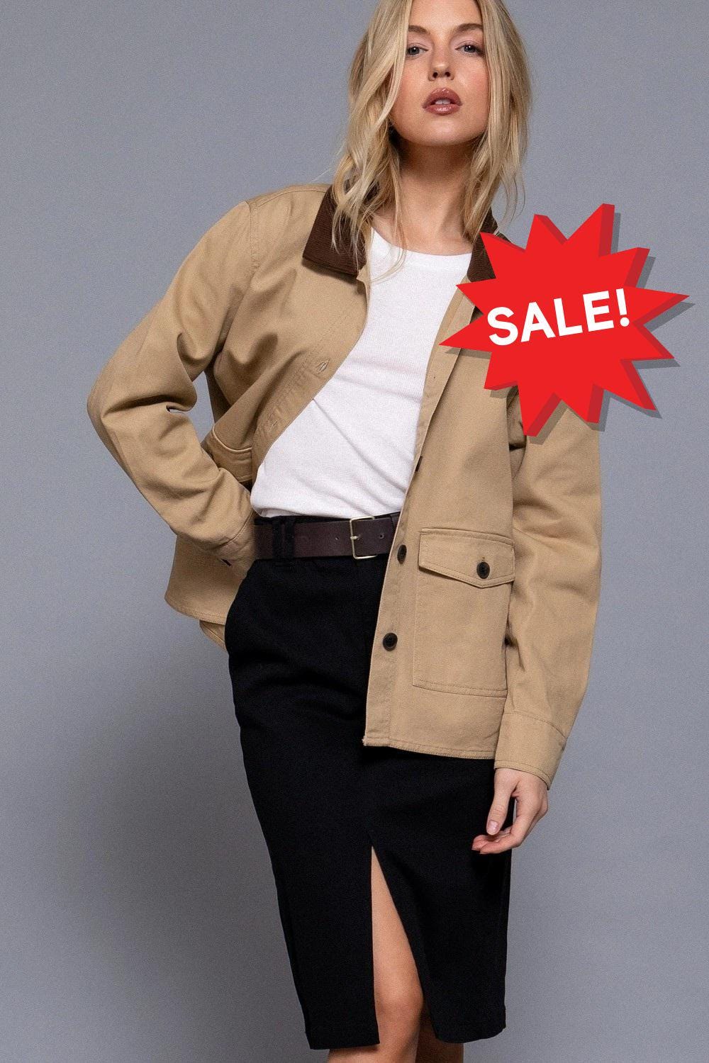 Corduroy Jacket Womens