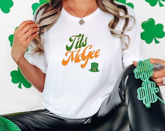 Tits McGee, Funny St Patricks Day Shirt, Funny Irish, Day Drinking, Holiday, Saint Patty's Day, St Patricks Gift, Beer, Bar, Party Shirt