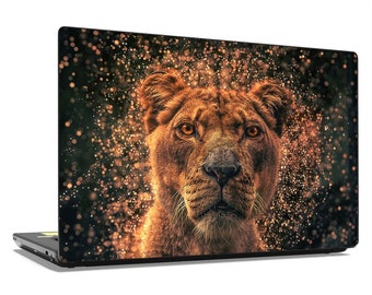 Lioness Lenovo Laptop Decals Painting for Mac, Asus, Acer, Dell, HP,  Laptop Cover High Quality, Apple Surface Skins, Macbook Skin for Women