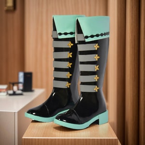 Miku Cosplay Kostüm, ein voller Satz von Waschbär-Thema Body in Zusammenarbeit mit einem kleinen Teufel-Design Shoes