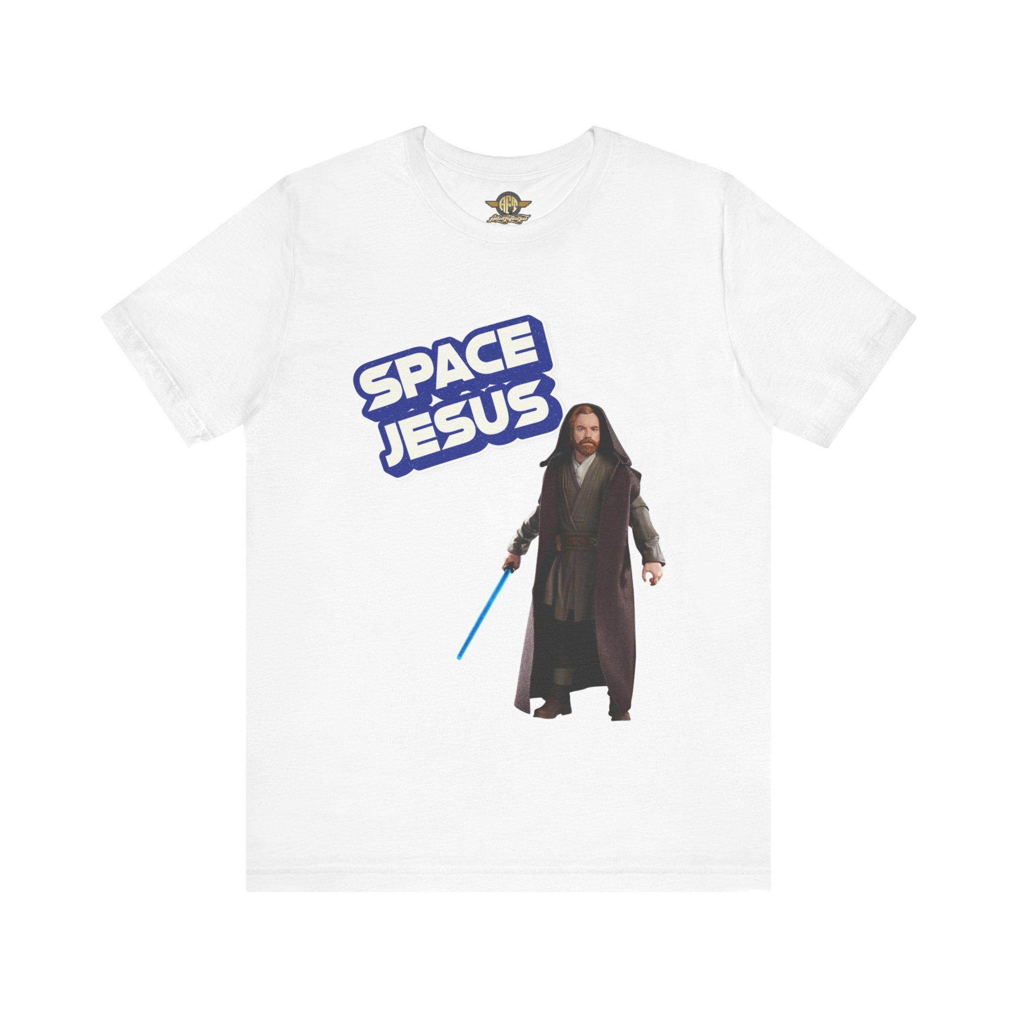 Space Jesus Short Sleeve Tee - Etsy