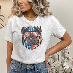 Patriotic Dog Shirt, 4th Of July Dog Shirt, America Flag Patriotic Shirt, Patriotic Labrador Shirt, American Dog Tee, USA shirts, Dog Shirt
