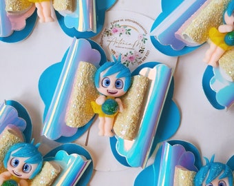 Bow movie inside out 2 joy intensely hair accessories feelings Disney sadness displeasure envy