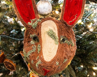 Rabbit yarn mask