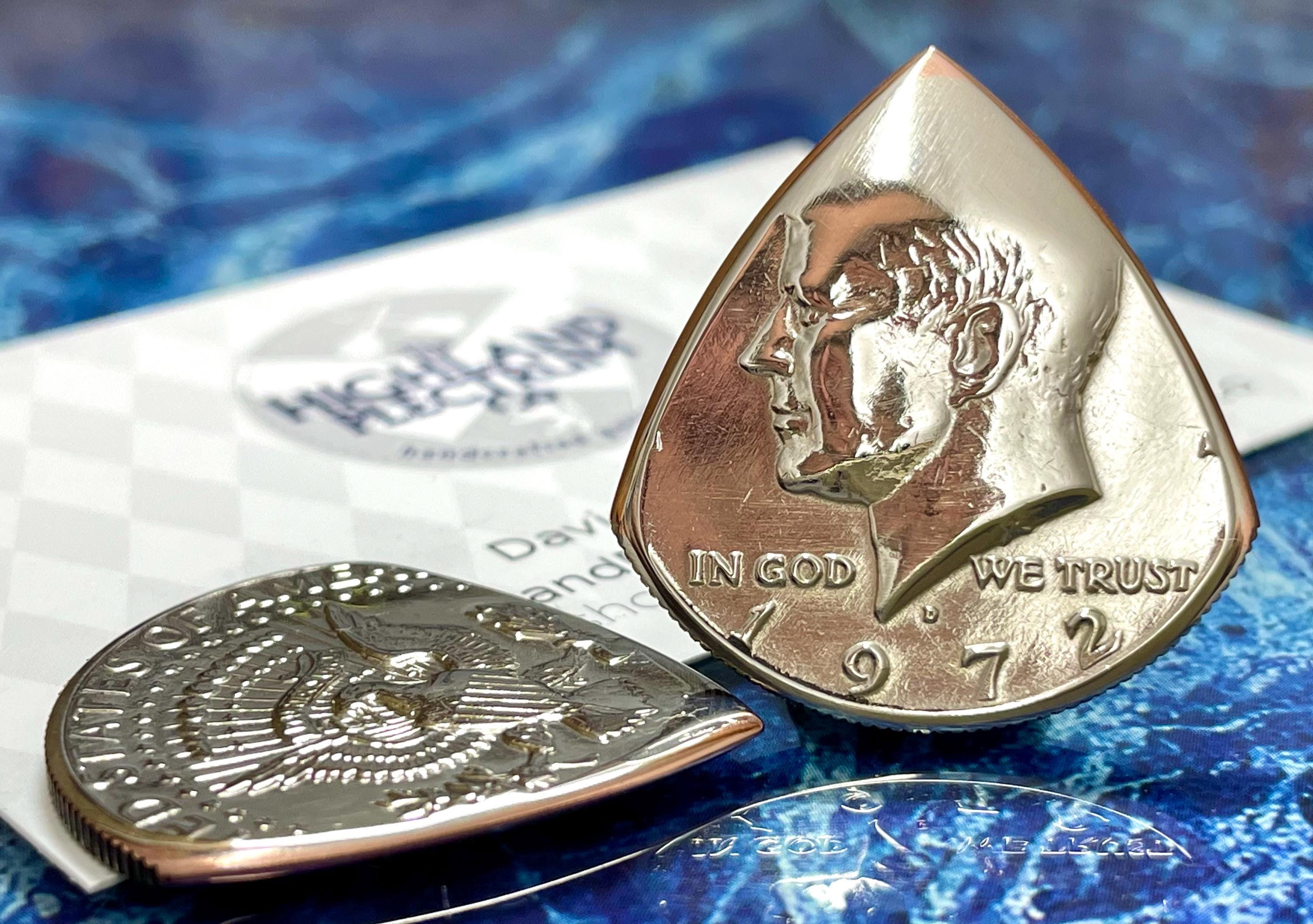 ケネディコイン 1972年 ハーフダラー ペンダントトップ ゴールドカラー