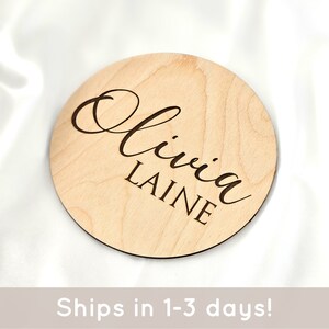 Custom Baby Name Sign, Wood Name Announcement Sign, Baby Name Announcement, Newborn Name Sign, Hospital Name sign, Wooden Baby Name Sign