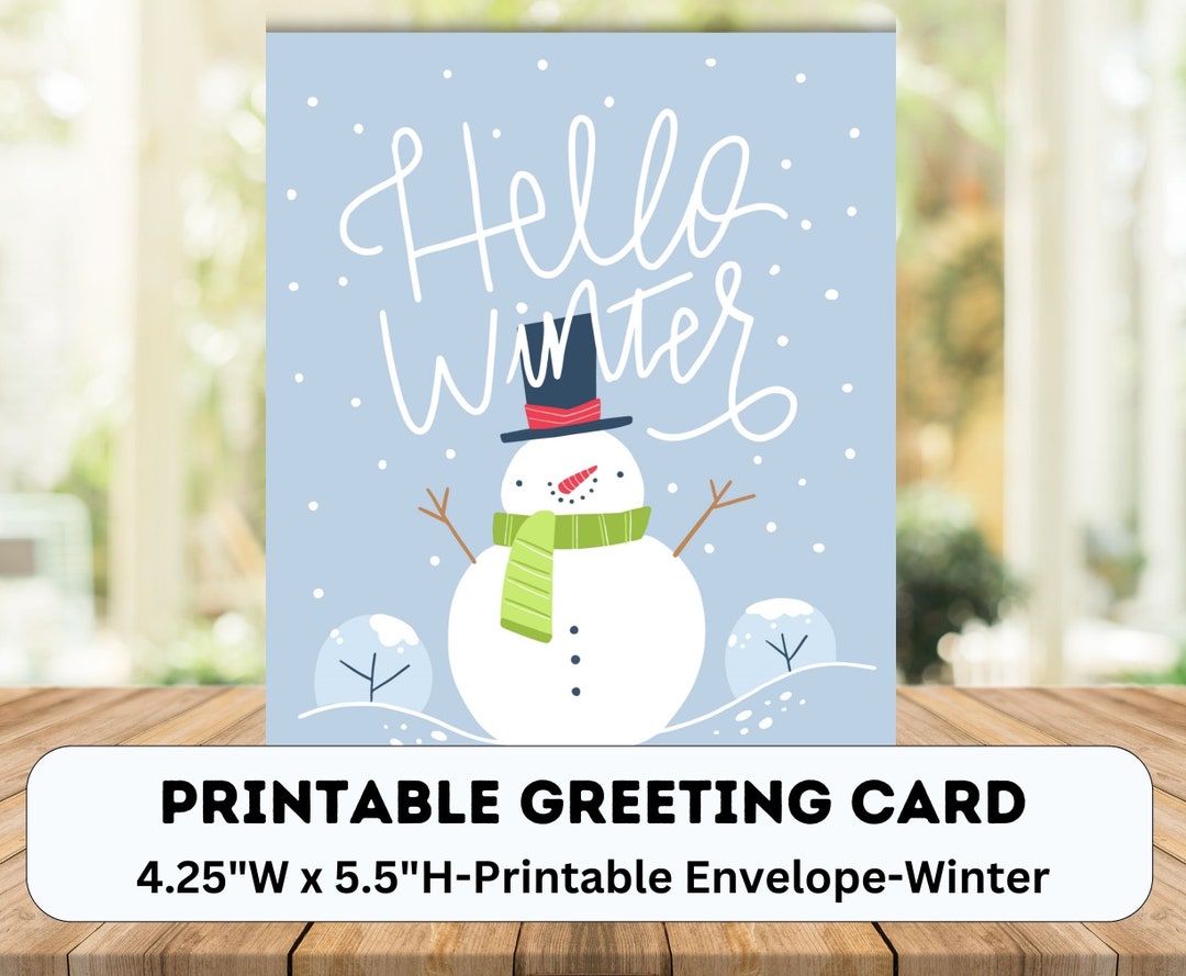 Snowman Christmas Card Printable Christmas Card Christmas Etsy snowman-christmas-card-printable-christmas-card-christmas-etsy