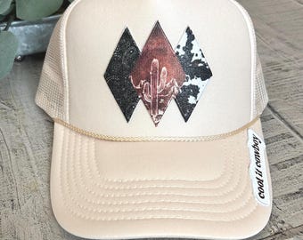 Desert Diamonds Western Trucker Hat - "Cool It Cowboy"