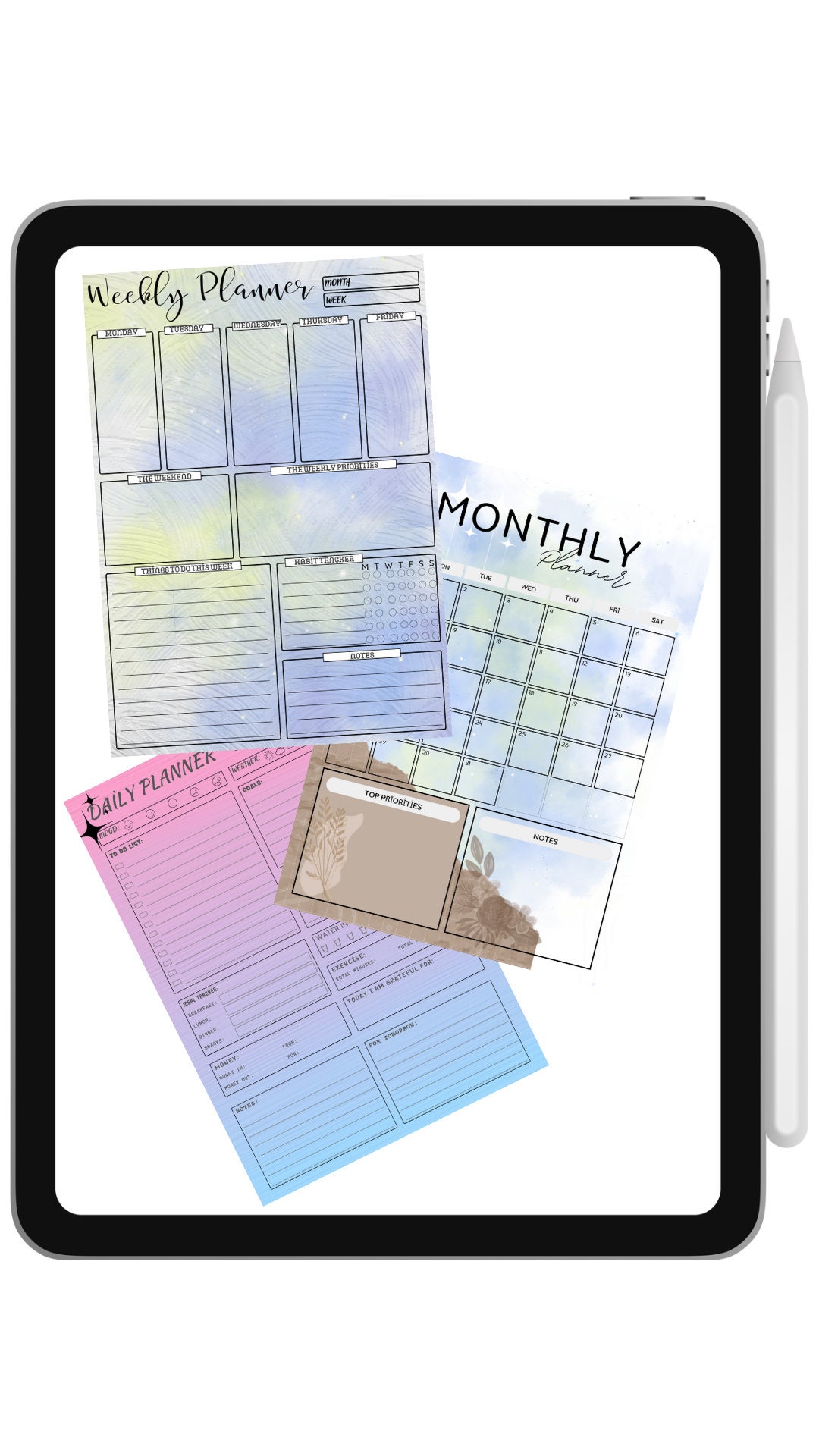 Make Your Daily Weekly and Monthly Planner With the Most - Etsy