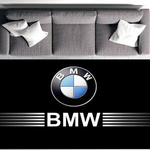 BMW-Musterteppich, Autoteppich, Autoteppich, Msport-Teppich, Geschenk für BMW-Fans, Garagenteppich, Büroteppich, Autowerkstattteppich, Geschenk Bild 6