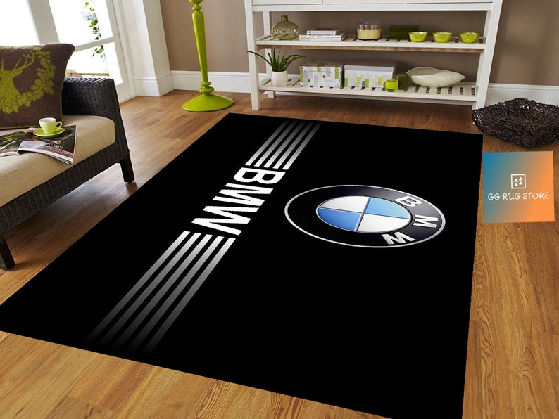 BMW-Musterteppich, Autoteppich, Autoteppich, Msport-Teppich, Geschenk für BMW-Fans, Garagenteppich, Büroteppich, Autowerkstattteppich, Geschenk Bild 5