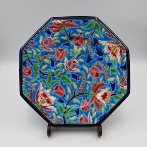 Emaux de Longwy - art deco bordje