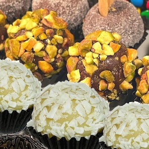 Gourmet handmade chocolate bites (Brigadeiro)