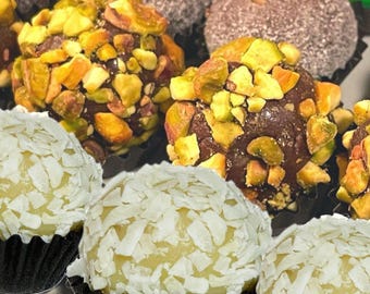 Gourmet handmade chocolate bites (Brigadeiro)