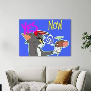 Playtime Tom And Jerry Art: Canvas Prints, Frames & Posters