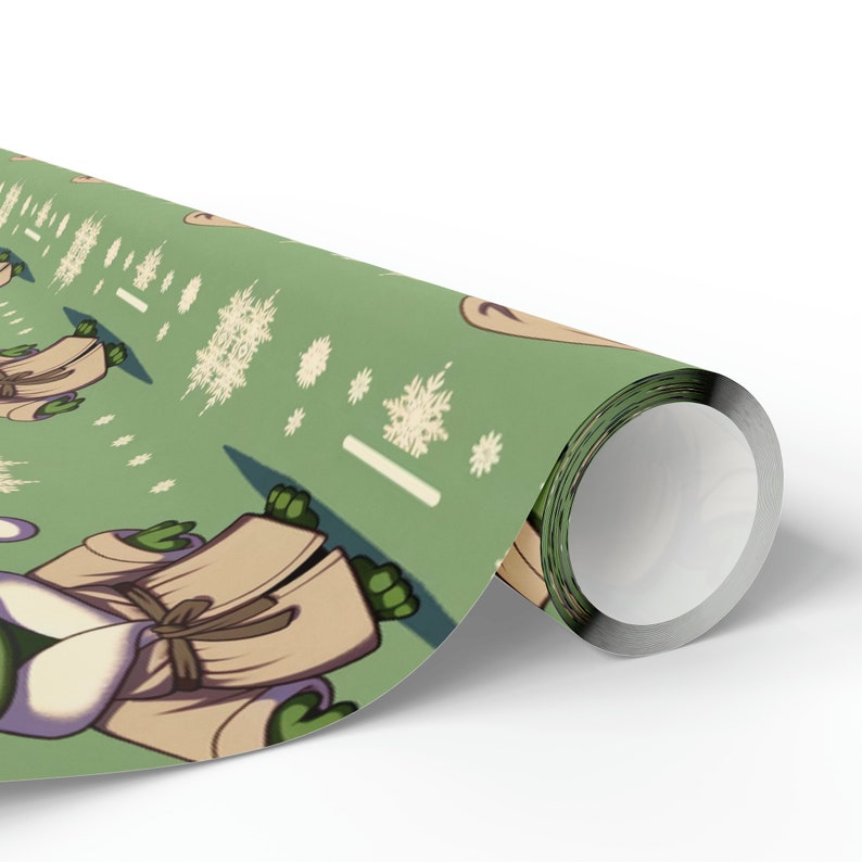 Baby Yoda Wrapping Paper I Star Wars Inspired I Christmas Gift Wrap I