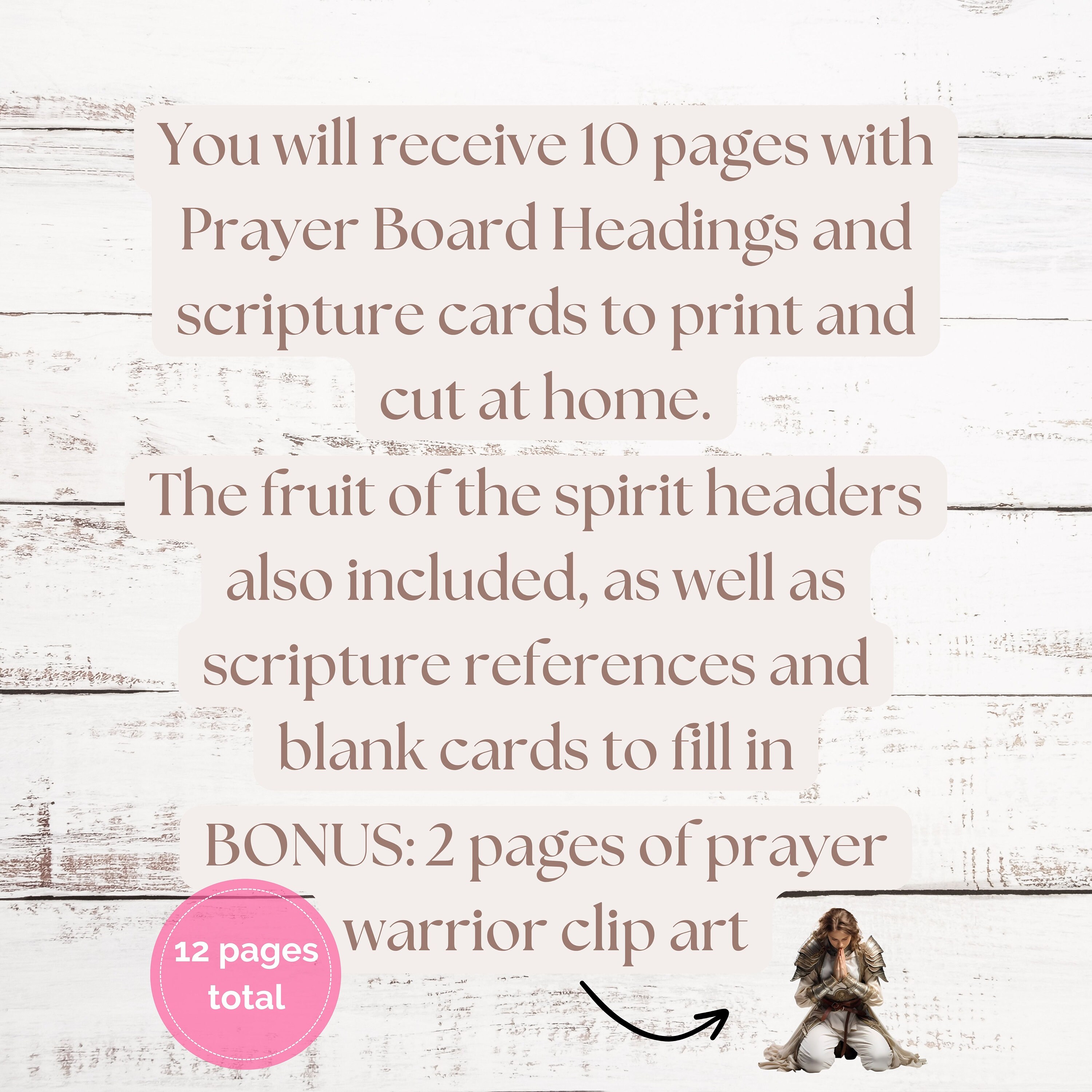 Prayer Board 2024 Church Prayer Board Christian Vision Board - Etsy