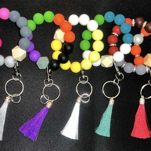 Silicone Wristlet Keychain