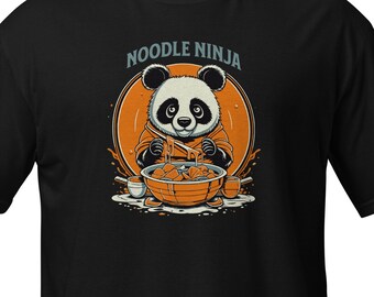 Camiseta Panda Ramen: Camiseta divertida de Noodle Ninja
