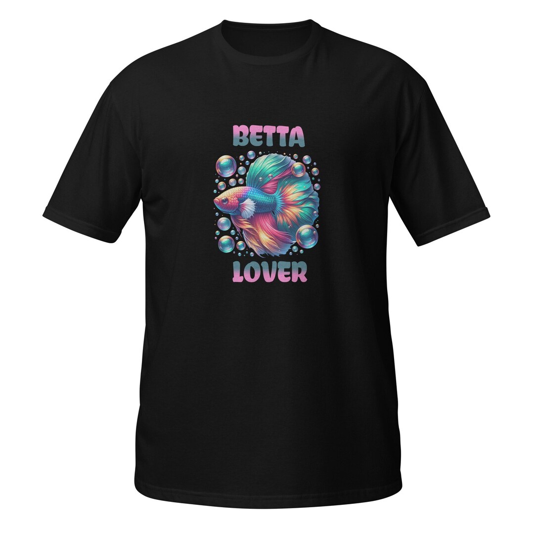 Colorful Betta Fish T-shirt: Aquarium Lover Gift - Etsy