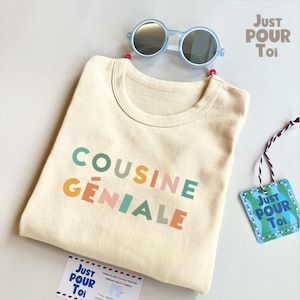 Retro Cousine Tee - Matching Sibling Shirt - Fun Cousine Club Kids Top