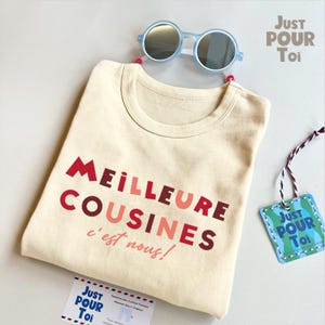 Retro Cousine Tee - Matching Sibling Shirt - Fun Cousine Club Kids Top
