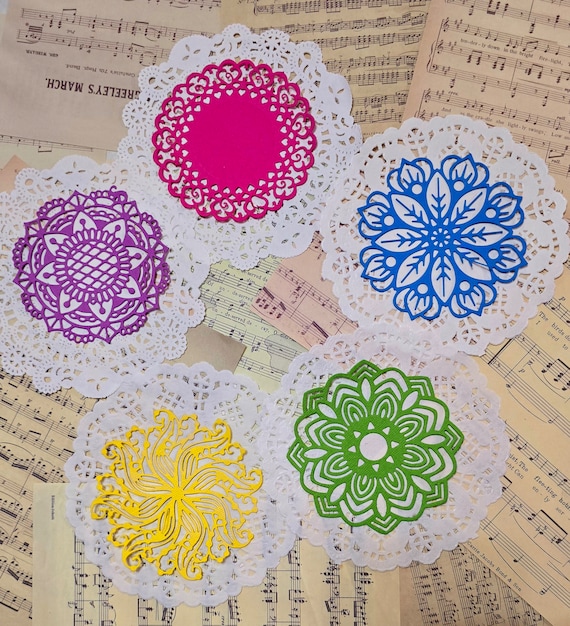 Découpes dans du papier cartonné texturé 216 g Haute qualité pour le journal | Scrapbooking | artisanat | Arts de la main •