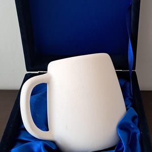 Unpainted Ceramic Mug Bisque: Ready to Paint, DIY Ceramic Art