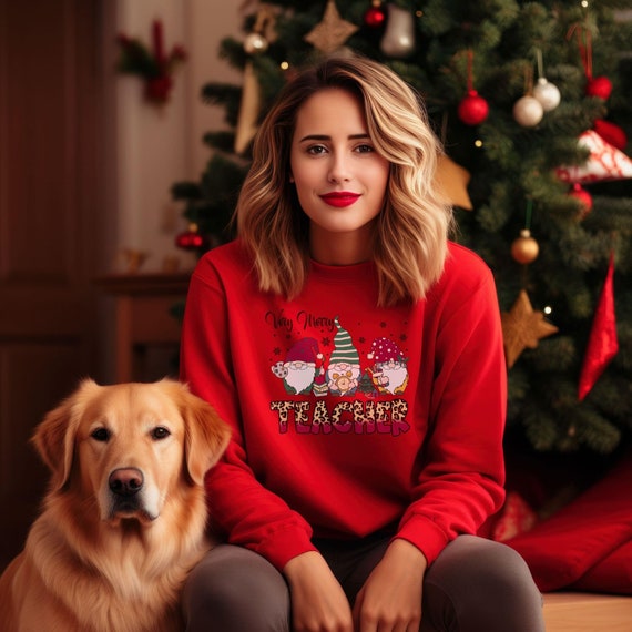 Gnomi Maglia Natalizia Famiglia Gnomi Maglie Di Natale Bambina