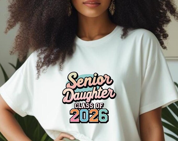 Featured listing image: Senior Daughter Class of 2026 – PNG Digital Download