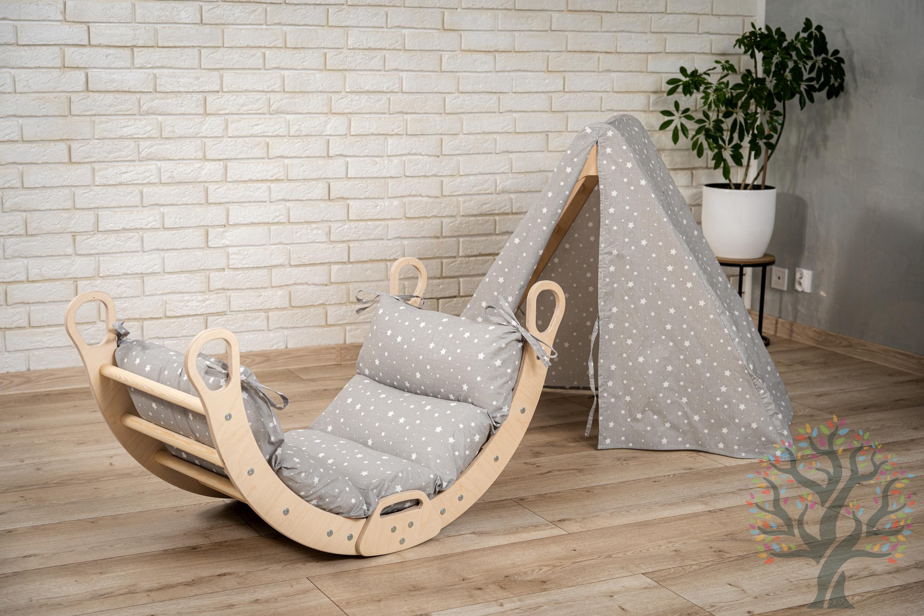 Montessori Climbing 4in1 Set: Triangle, Arch, Frame & Tent - Toddler Playground, Best toddler Gifts - Montessori Climber