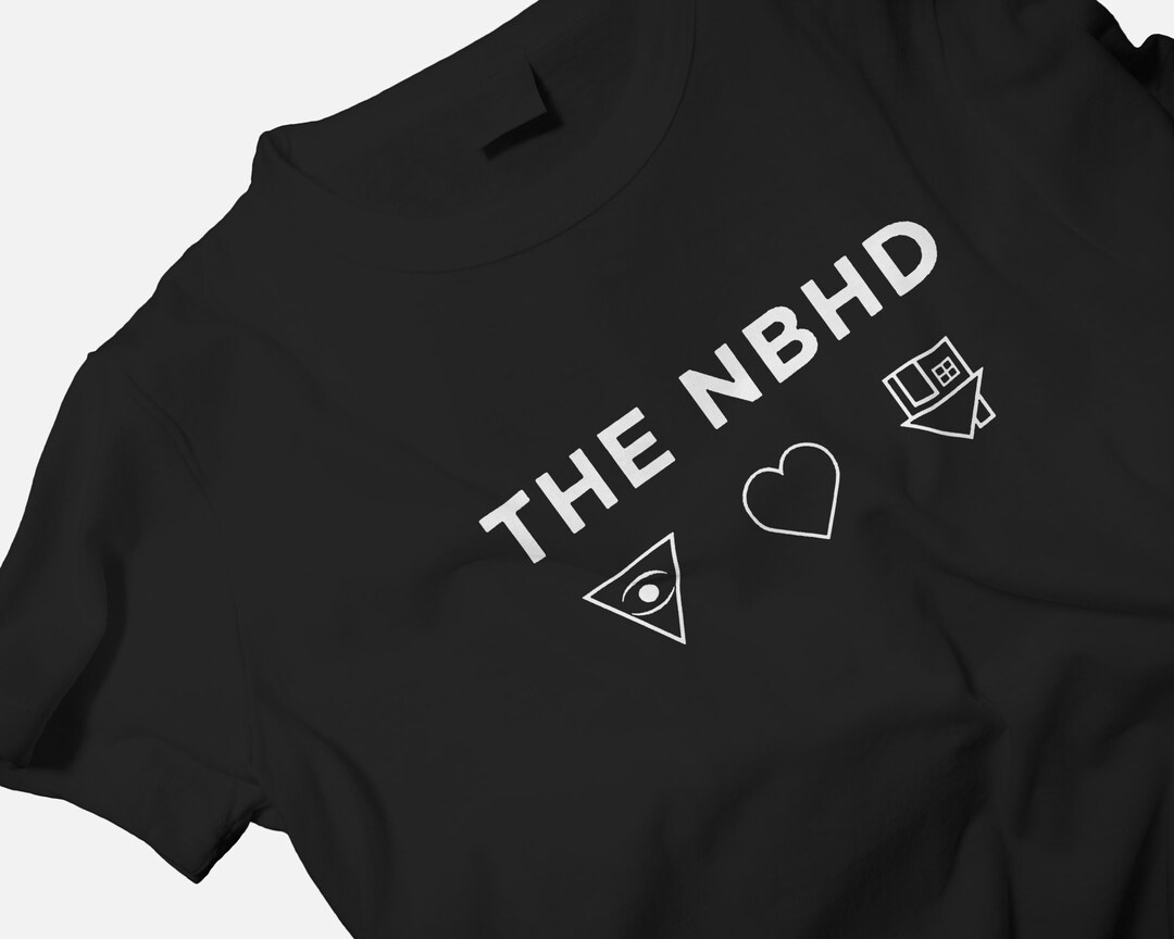 The Neighbourhood Shirt Rock Band Merch Nbhd Logo Thenbhd Art Etsy