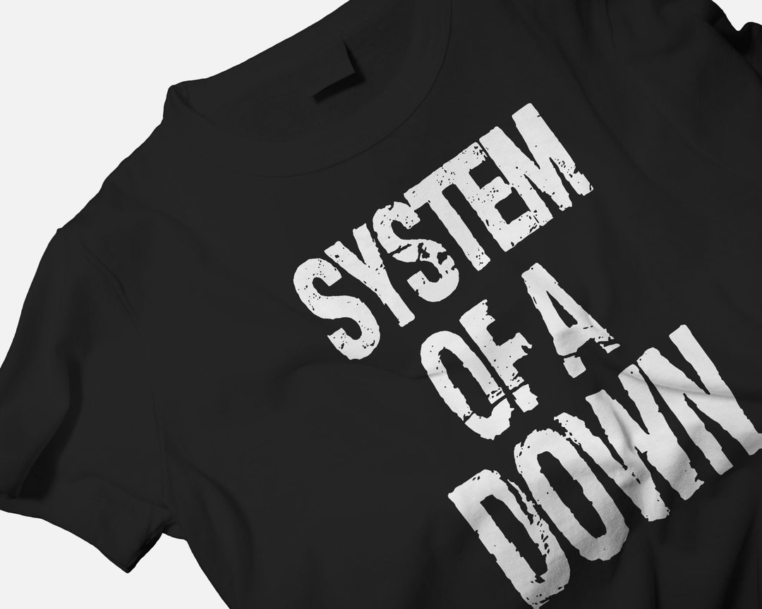 System of a Down Shirt Heavy Metal Band Merch SOAD Logo Art Etsy