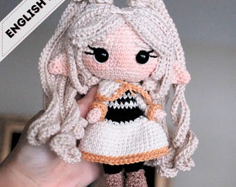 Anime Elf Mage Chibi Crochet Doll Pattern [PDF | ENG]