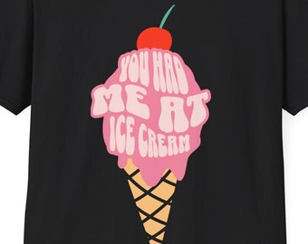 Gâteries sucrées : tu m'as mangé à la crème glacée - T-shirt Cornet de crème glacée